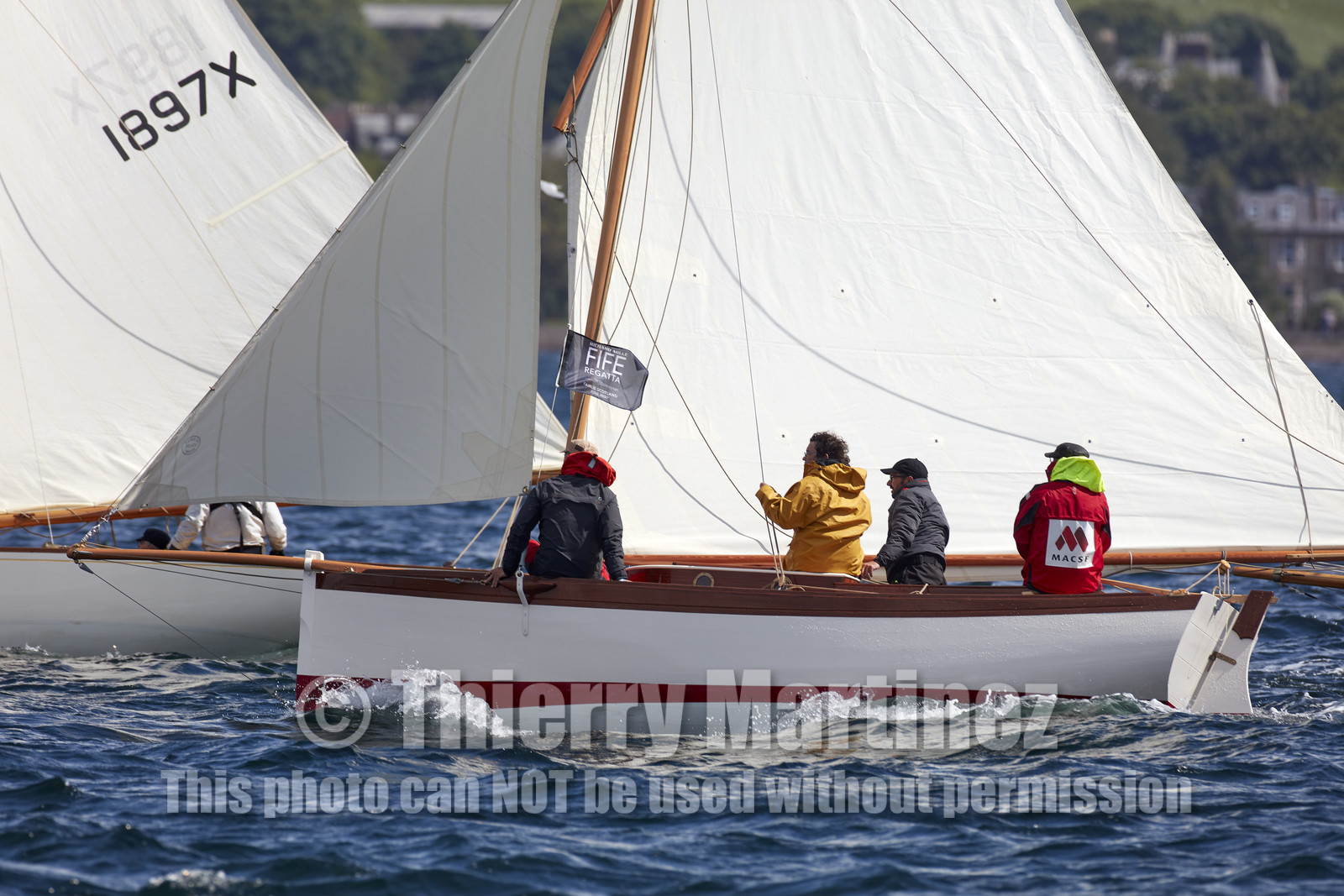22_17006   © Thierry Martinez.FAIRLIE,SCOTLAND - UK 12th June 20222022 RICHARD MILLE FIFE REGATTA.Day 2 : LARGS to ROTHESAY