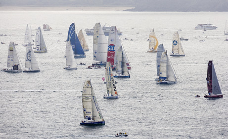 ROUTE DU RHUM Start in St Malo.Oct  2006