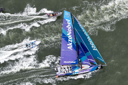 team AkzoNobel  in Volvo Ocean Race 2017-18.
