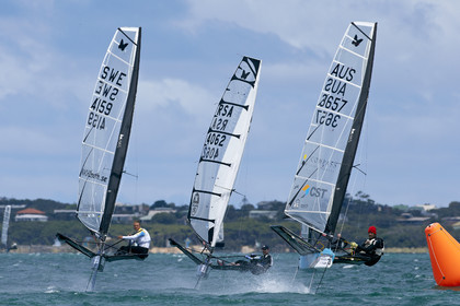 2015 McDougall + McConaghy Moth Worlds. Sorrento - VIC AUSTRALIA  . 6 16 January 2015. Organize by Sorrento Sailing Couta Boat Club.