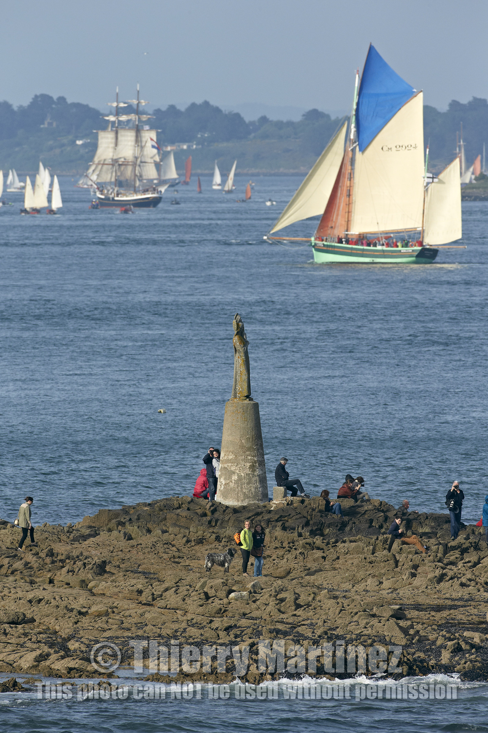 Semaine du Golfe 2015. Parade d'arrivée de la flotte.