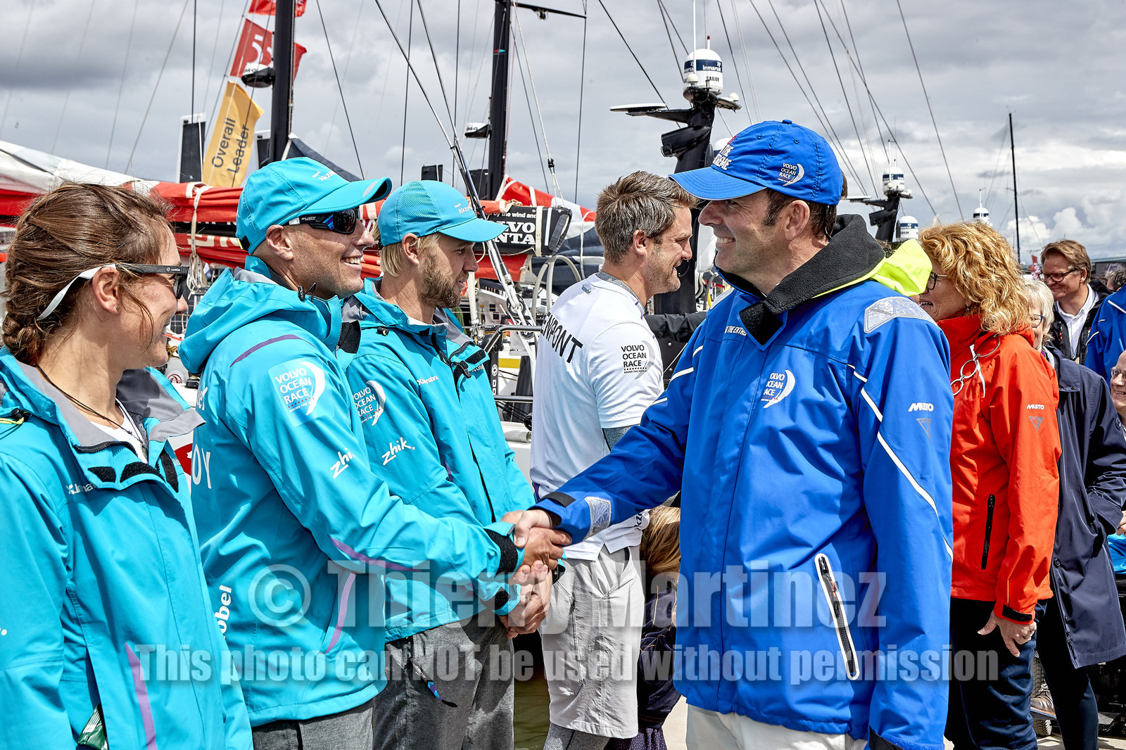 team AkzoNobel  in Volvo Ocean Race 2017-18.