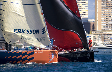 VOLVO OCEAN RACE - 2008 2009. IN-PORT RACE in Alicante-Spain.