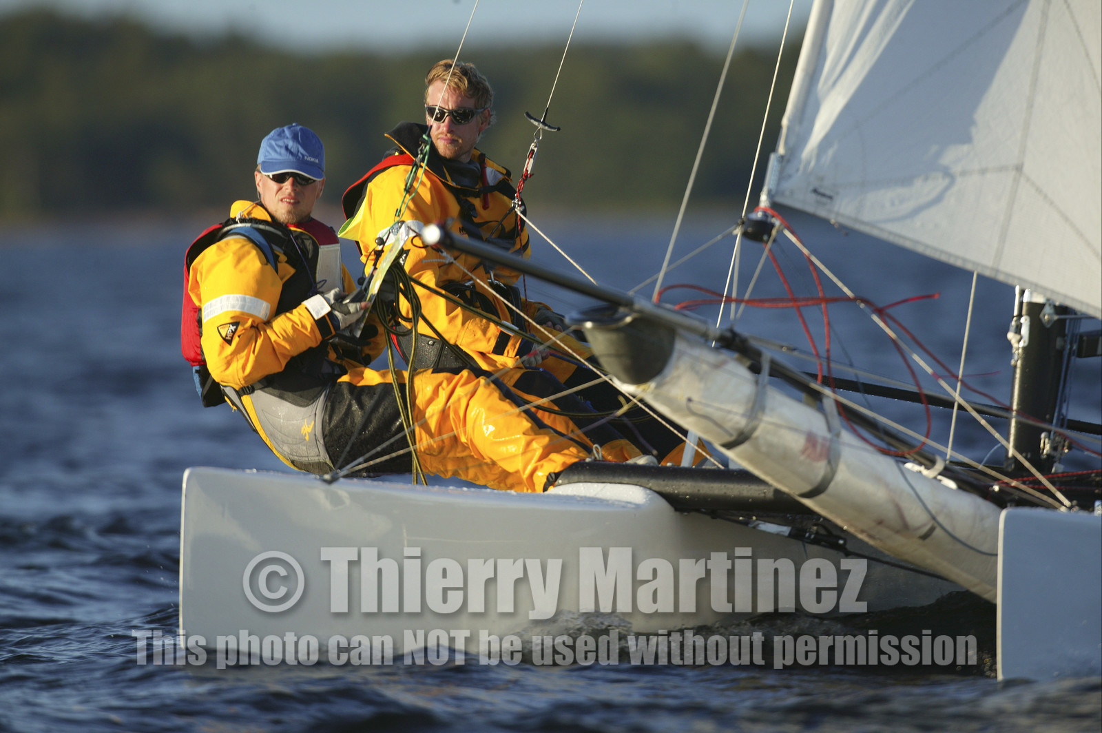03_3211D  © Th.Martinez,STOCKHOLM ARCHIPELAGO SWEDEN, 9 07 03-Archipelago Raid (2003)  Day 3..Team NOKIA-Kempff  Magnus Nordstrom (SWE)& Joakim Kempff (SWE)