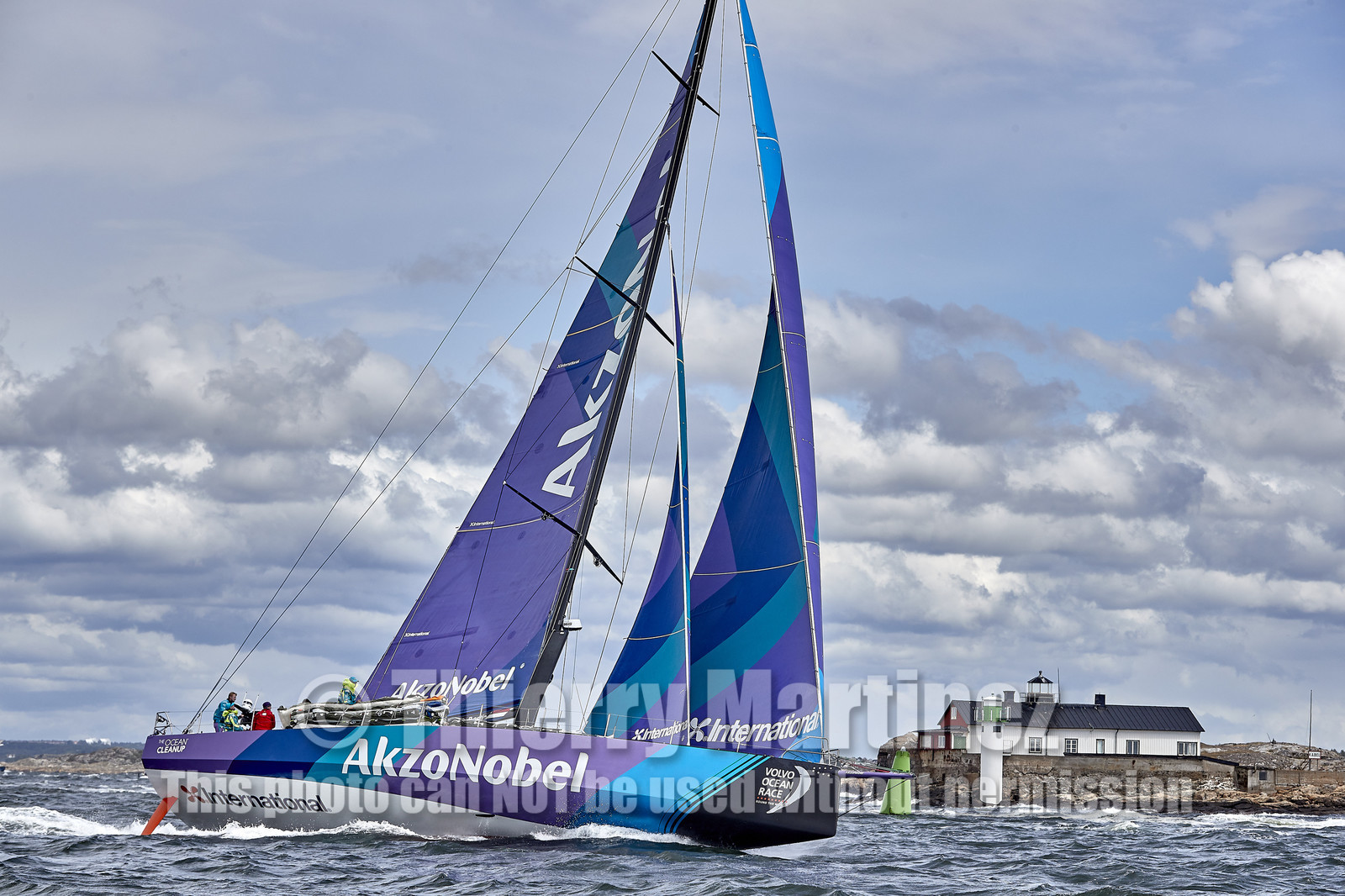 team AkzoNobel  in Volvo Ocean Race 2017-18.