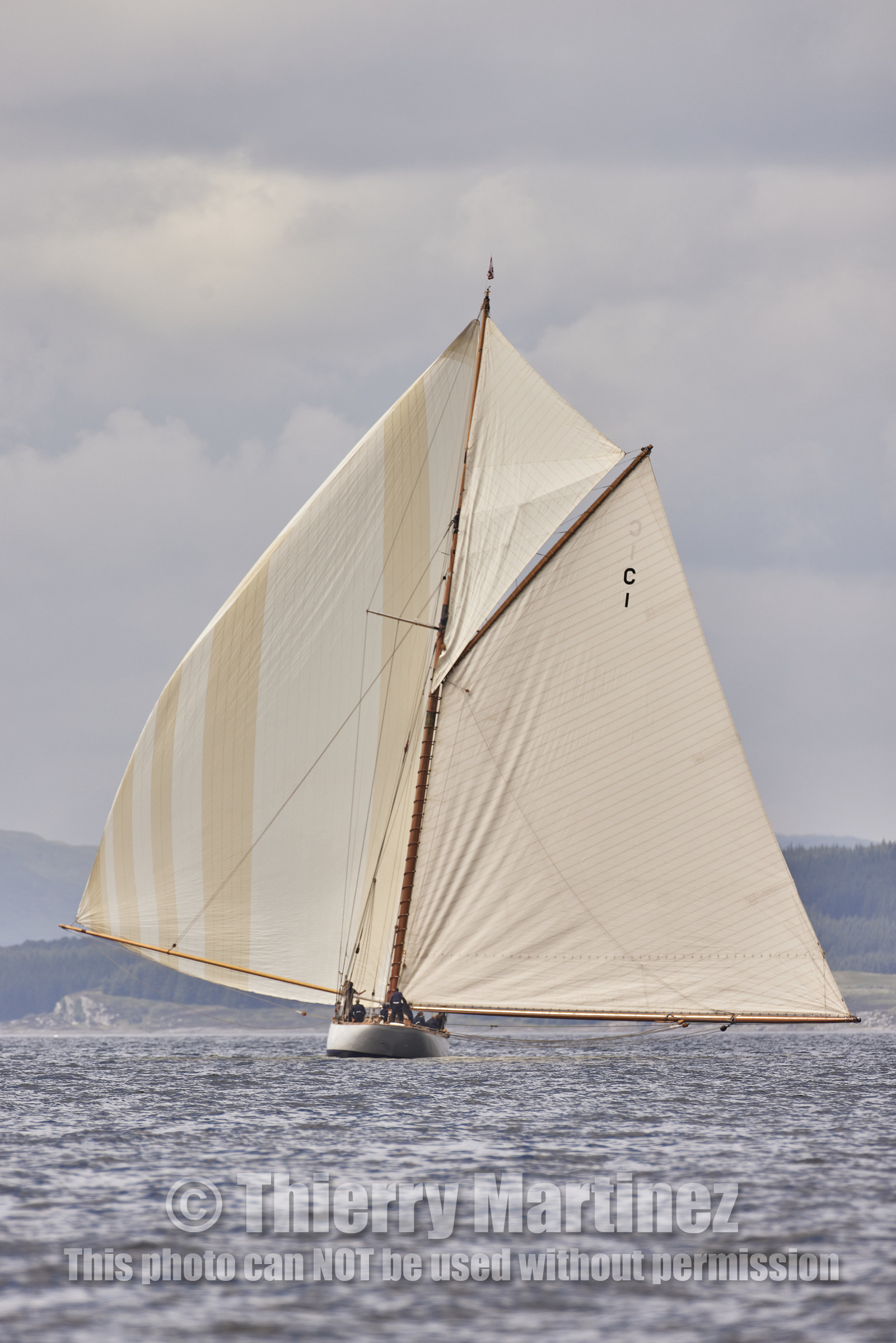 22_22968  © Thierry Martinez.FAIRLIE,SCOTLAND - UK 14th June 20222022 RICHARD MILLE FIFE REGATTA.Day 4 :ROTHESAY (ISLE OF BUTE) to PORTAVADIE.