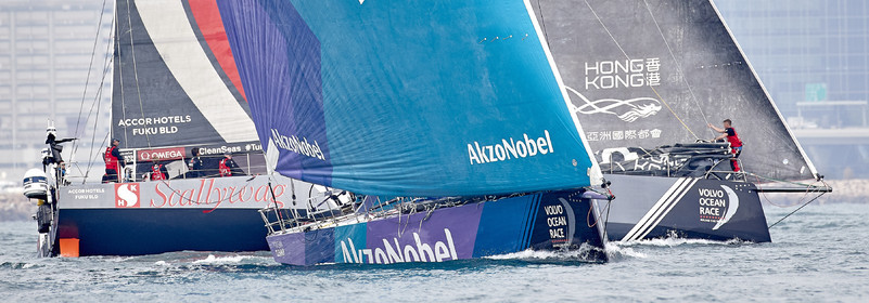 team AkzoNobel  in Volvo Ocean Race 2017-18.