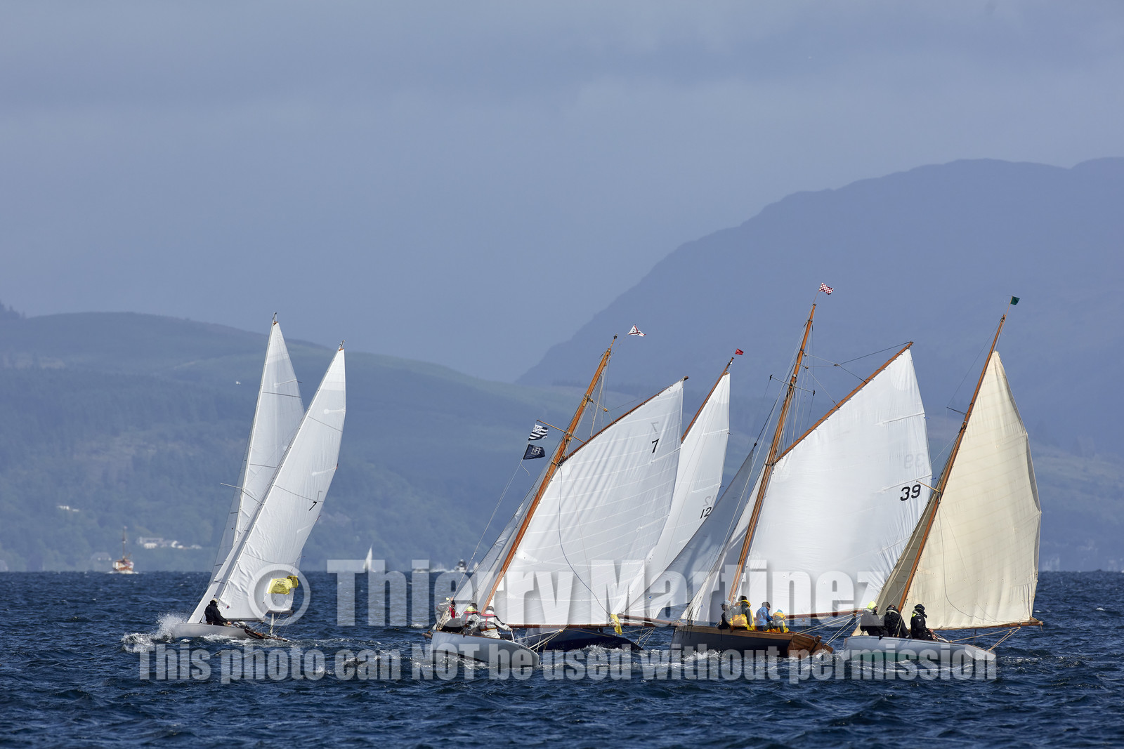 22_17006   © Thierry Martinez.FAIRLIE,SCOTLAND - UK 12th June 20222022 RICHARD MILLE FIFE REGATTA.Day 2 : LARGS to ROTHESAY