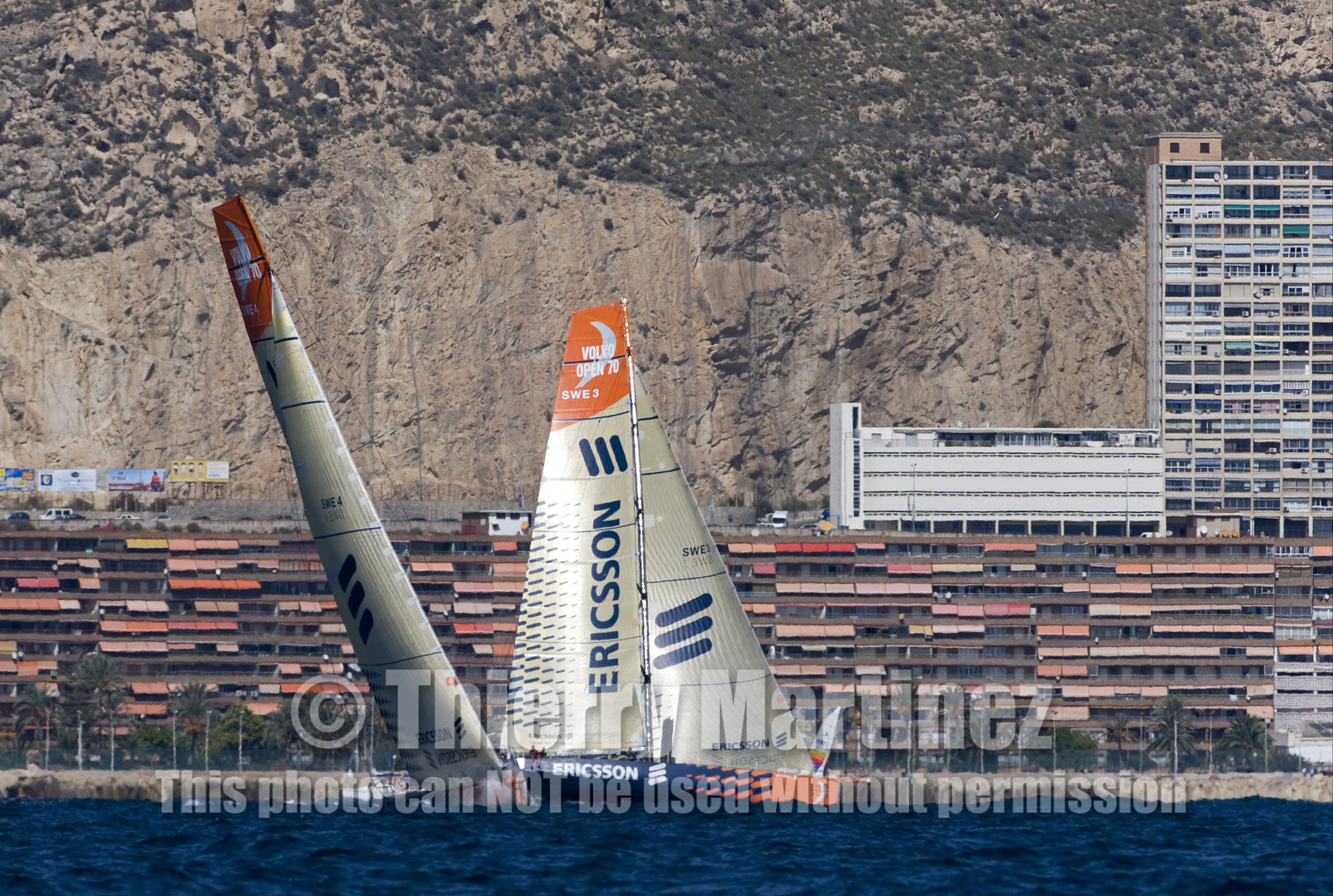 VOLVO OCEAN RACE - 2008 2009. IN-PORT RACE in Alicante-Spain.