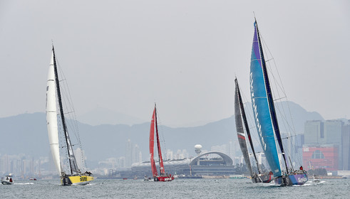 team AkzoNobel  in Volvo Ocean Race 2017-18.