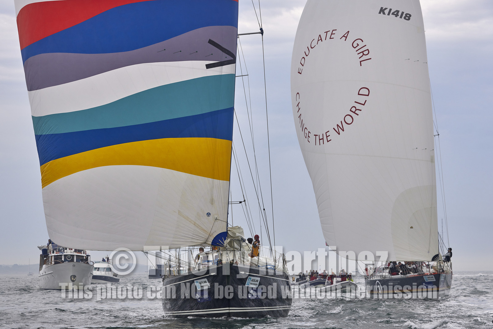 23_19802   © Thierry Martinez.SOUTHAMPTON,  - UK 10 septembre 2023.OCEAN GLOBE RACE 2023.Start Leg 1 : Southampton ( UK)   Cape Town ( South Africa)