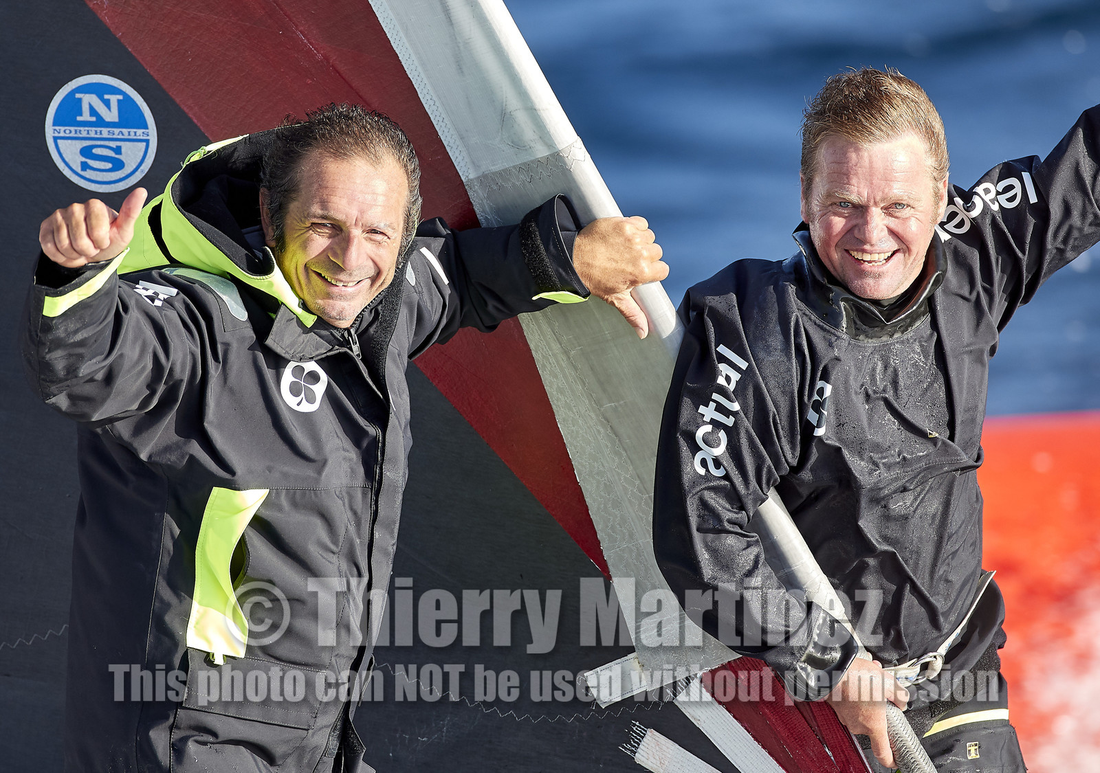 « ULTIM ACTUAL LEADER , Skipper Yves Le Blevec.