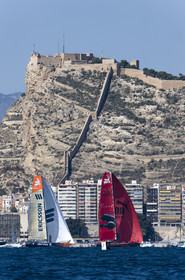 VOLVO OCEAN RACE - 2008 2009. IN-PORT RACE in Alicante-Spain.