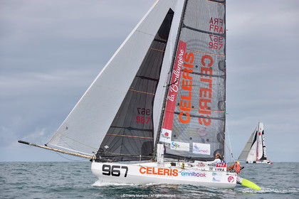 23_22028   © Thierry Martinez. LES SABLES D'OLONNE, 85 - FRANCE 25 septembre 2023.Départ MINI TRANSAT 2023. Départ du Dimanche 24 septembre retardé au Lundi 25 Sept .Les Sables d’Olonne (FRA)    Santa Cruz de la Palma ( Canaries)    St François ( Guadeloupe): 4050 NM.