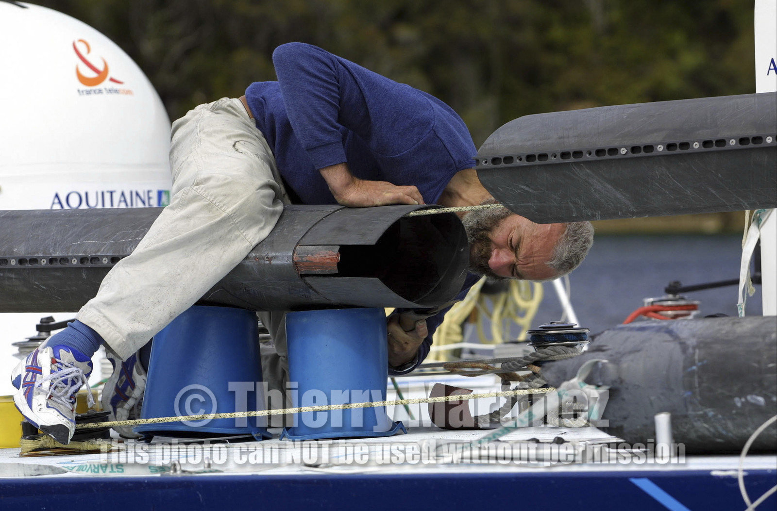 Yves Parlier (FRA) Vendée Globe 2000-01