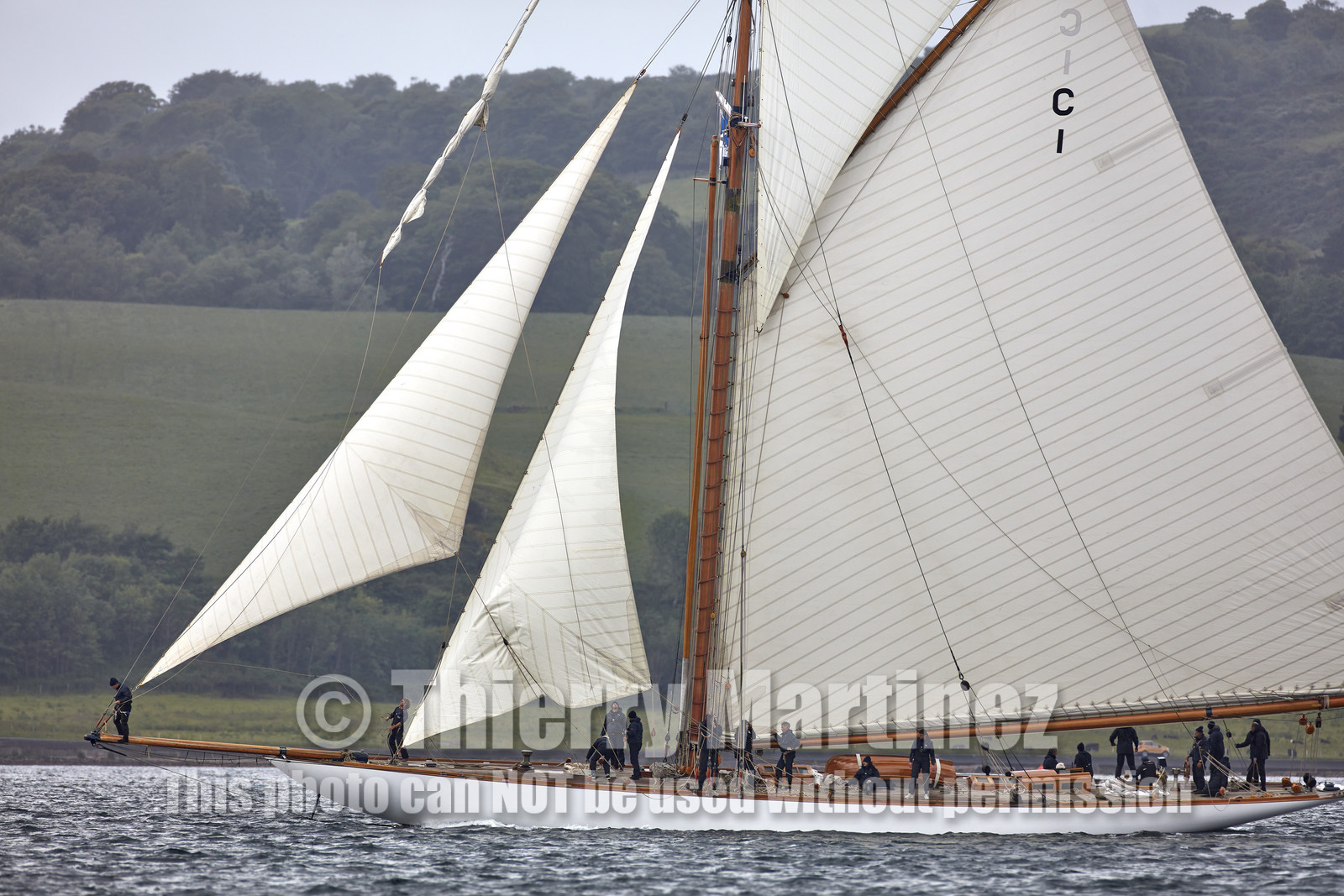 22_17006   © Thierry Martinez.FAIRLIE,SCOTLAND - UK 12th June 20222022 RICHARD MILLE FIFE REGATTA.Day 2 : LARGS to ROTHESAY