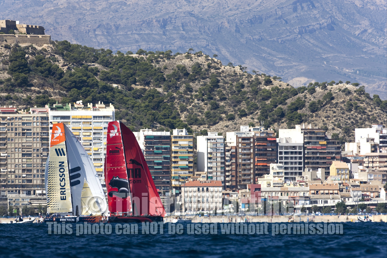 VOLVO OCEAN RACE - 2008 2009. IN-PORT RACE in Alicante-Spain.