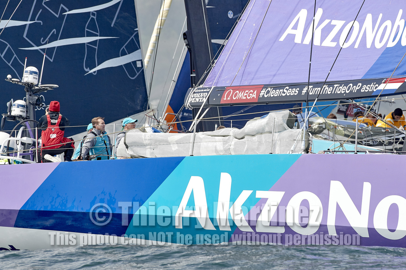 team AkzoNobel  in Volvo Ocean Race 2017-18.