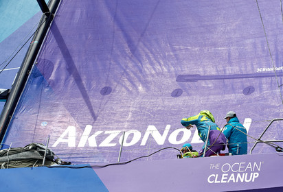 team AkzoNobel  in Volvo Ocean Race 2017-18.