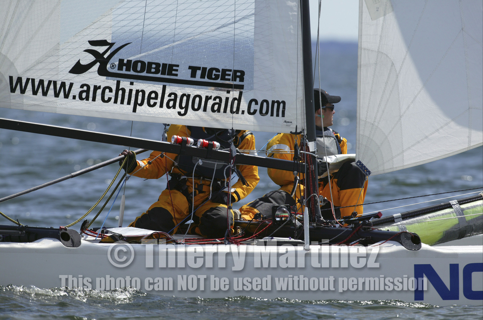 03_3041D  © Th.Martinez,STOCKHOLM ARCHIPELAGO SWEDEN, 8 07 03-Archipelago Raid (2003)  Day 1. Team NOKIA-Adilstam  .Frederik Aldistam (SWe) & Tomas Marimon (SWE)