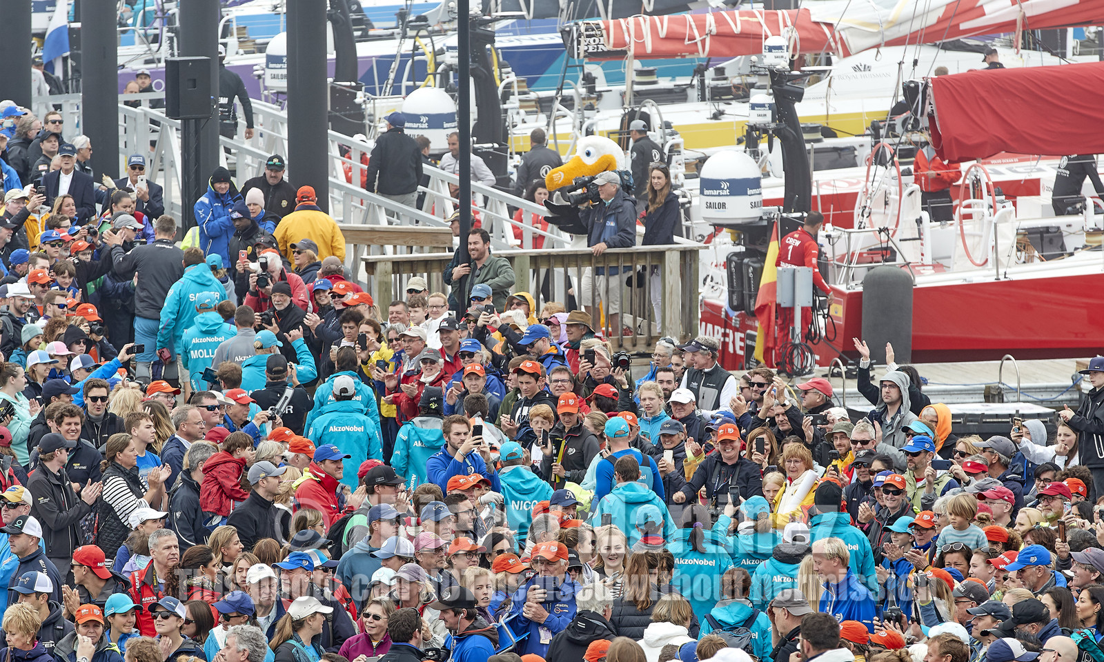 team AkzoNobel  in Volvo Ocean Race 2017-18.