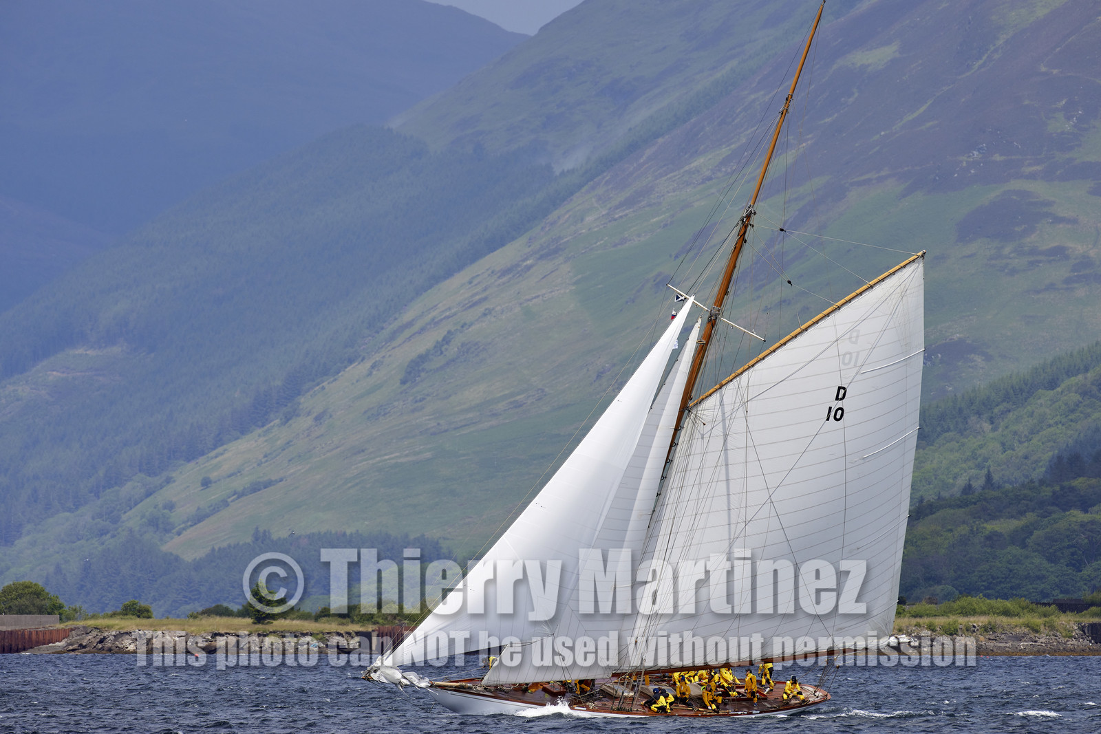 22_17006   © Thierry Martinez.FAIRLIE,SCOTLAND - UK 12th June 20222022 RICHARD MILLE FIFE REGATTA.Day 2 : LARGS to ROTHESAY