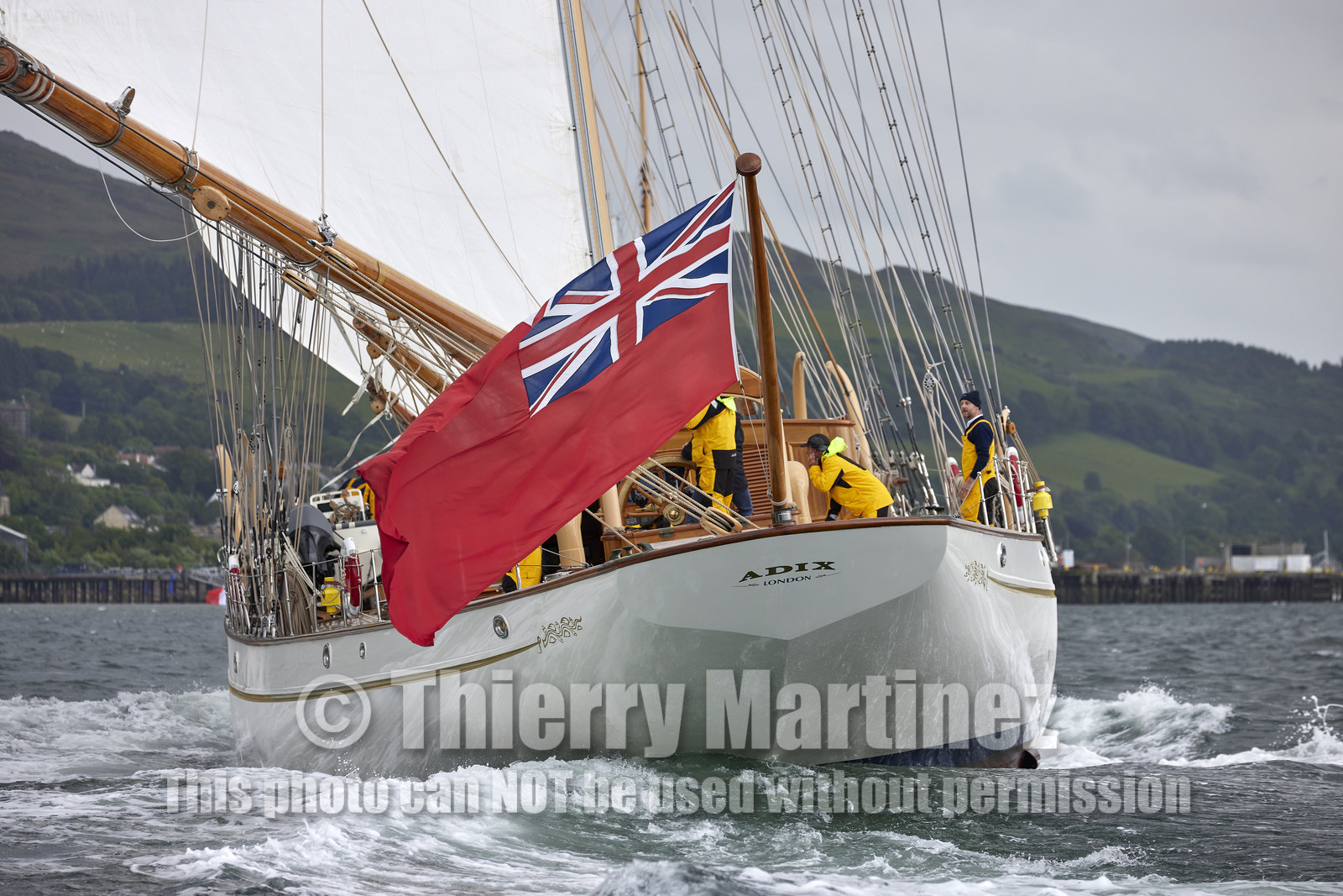 22_17068   © Thierry Martinez.FAIRLIE,SCOTLAND - UK 11th June 20222022 RICHARD MILLE FIFE REGATTA.Day 1. Race cancelled ,