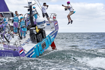 team AkzoNobel  in Volvo Ocean Race 2017-18.