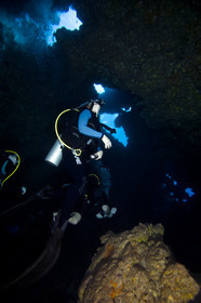 Diving in Lanai- Hawaii.
