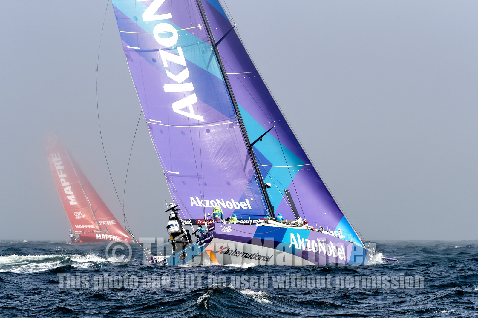team AkzoNobel  in Volvo Ocean Race 2017-18.