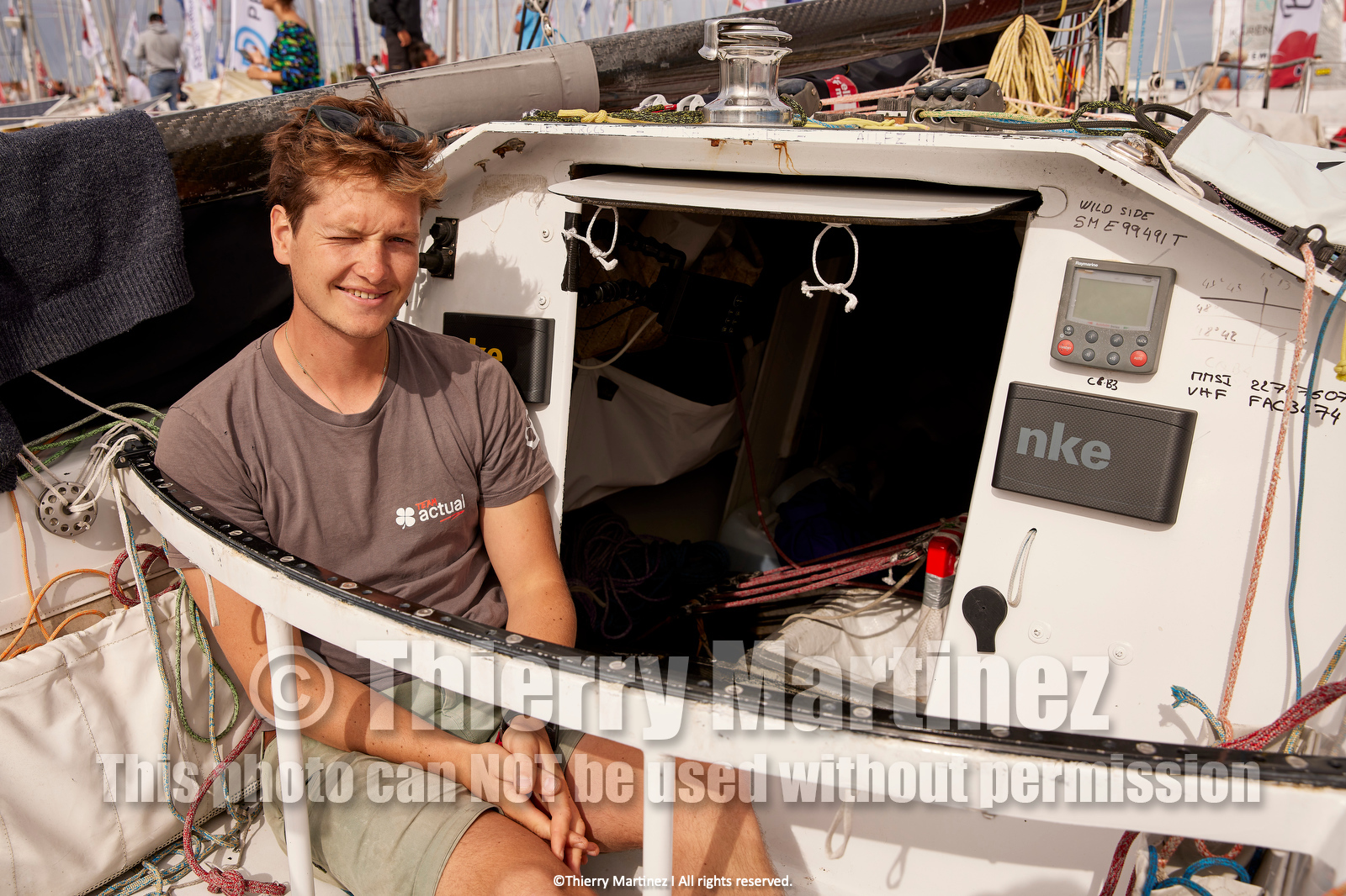 23_21388   © Thierry Martinez. LES SABLES D'OLONNE, 85 - FRANCE 23 septembre 2023.MINI TRANSAT 2023. Départ du 24 septembre retardé.Les Sables d’Olonne (FRA)    Santa Cruz de la Palma ( Canaries)    St François ( Guadeloupe): 4050 NM.