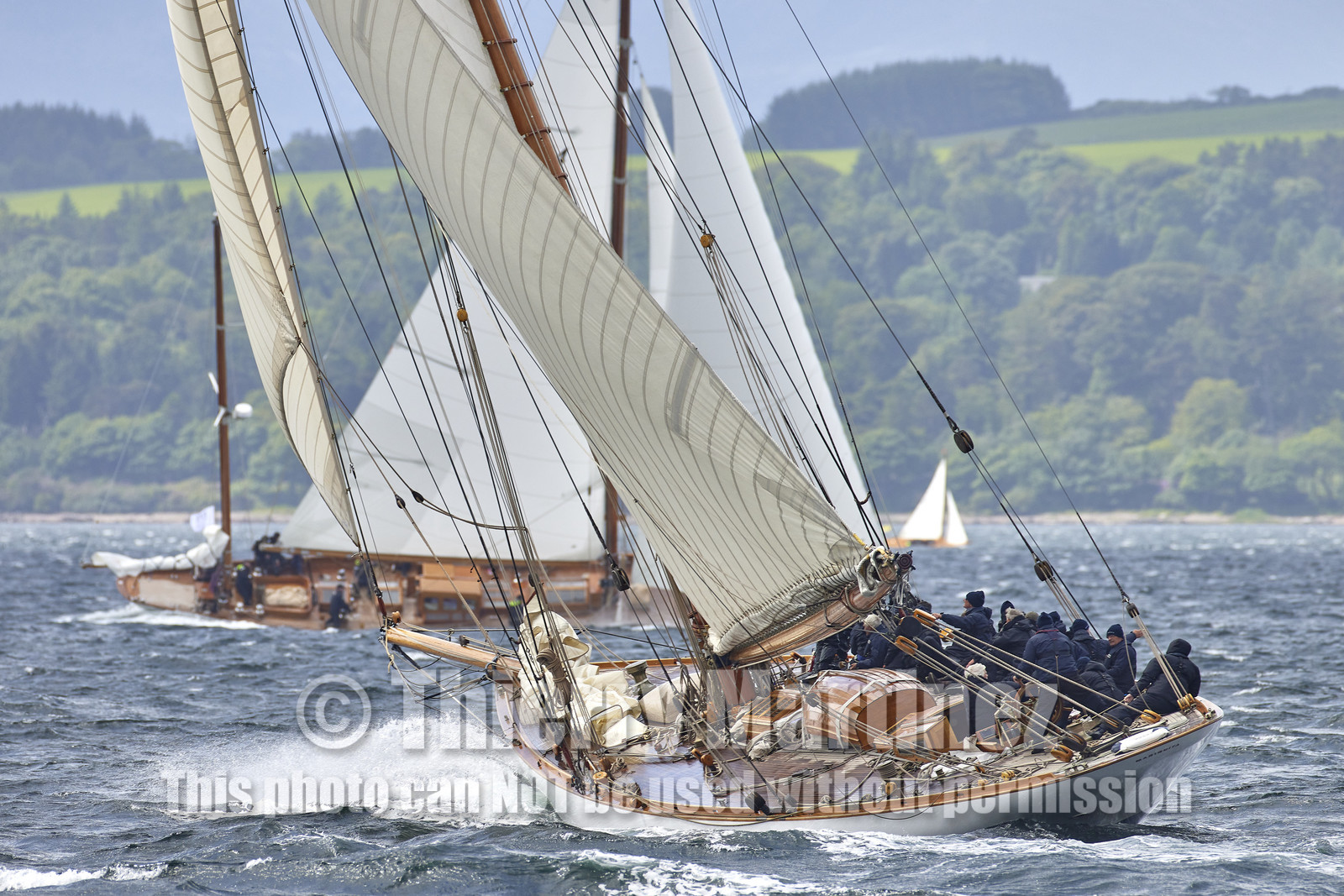 22_17006   © Thierry Martinez.FAIRLIE,SCOTLAND - UK 12th June 20222022 RICHARD MILLE FIFE REGATTA.Day 2 : LARGS to ROTHESAY