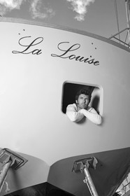 Thierry Dubois (FRA) et son bateau LA LOUISE
