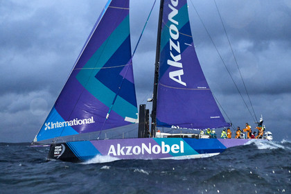 team AkzoNobel  in Volvo Ocean Race 2017-18.