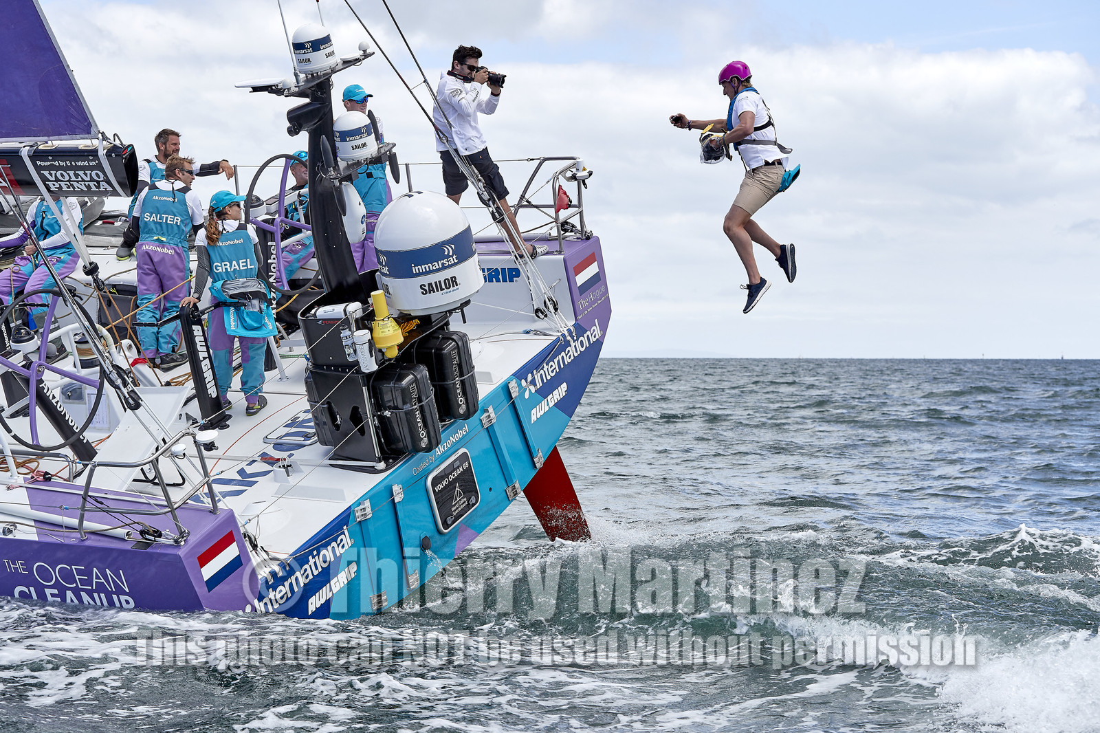team AkzoNobel  in Volvo Ocean Race 2017-18.
