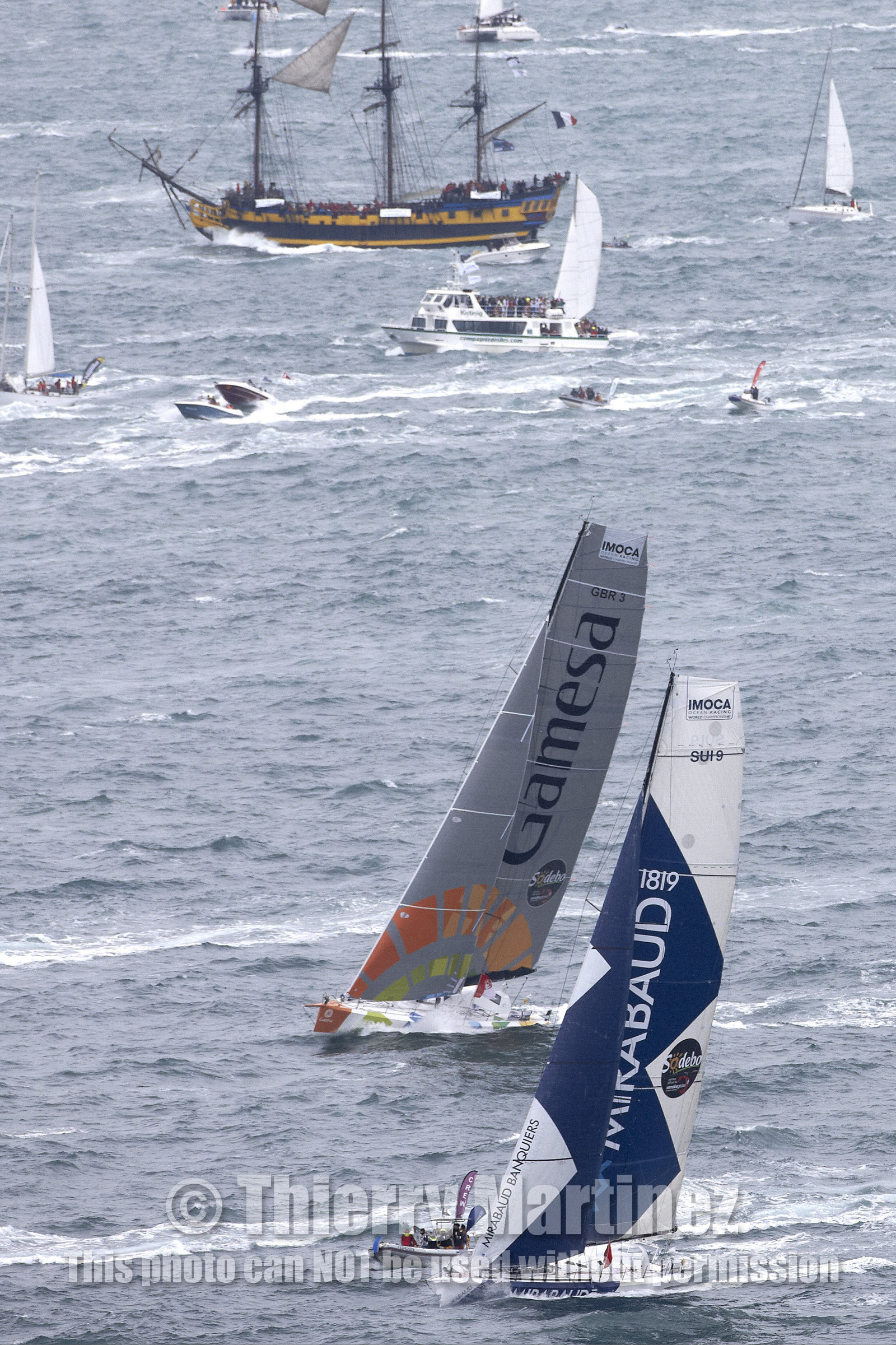 VENDEE GLOBE 2012 13 , Start 10 Nov 2012.