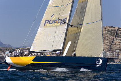 VOLVO OCEAN RACE - 2008 2009. IN-PORT RACE in Alicante-Spain.