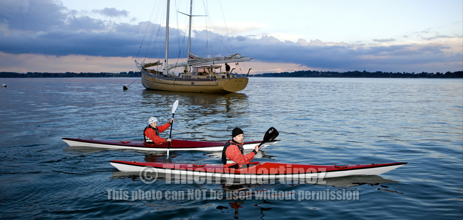 LA LOUISE new schooner  of Thierry Dubois (FRA) Sailing in Golfe du Morbihan (FRA)