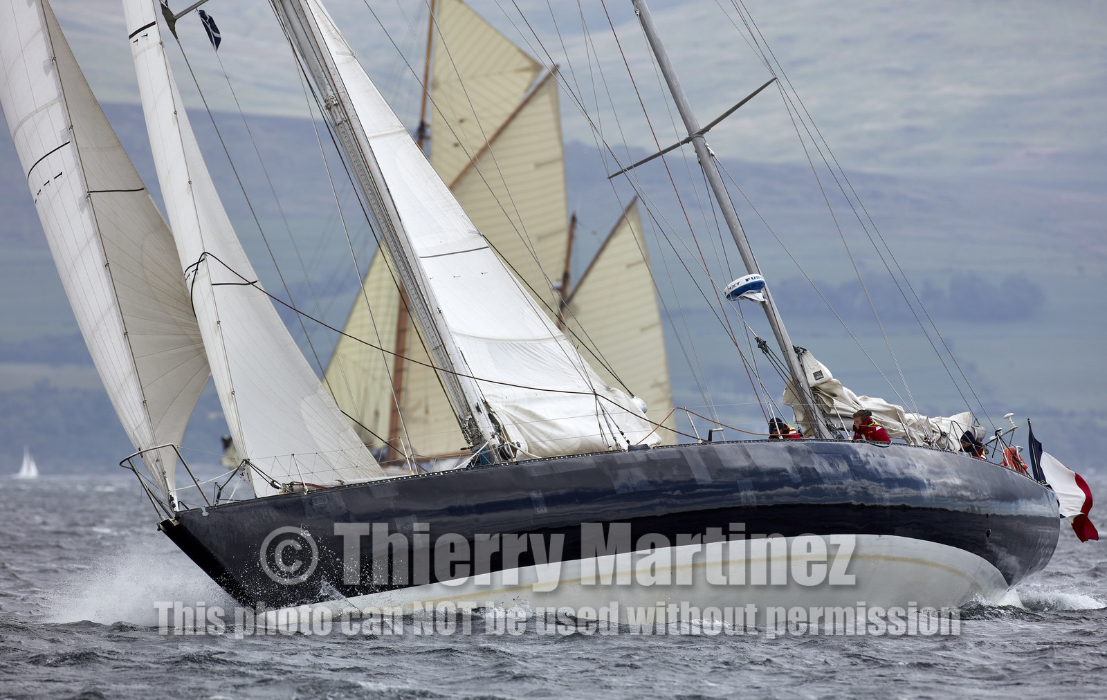 22_17006   © Thierry Martinez.FAIRLIE,SCOTLAND - UK 12th June 20222022 RICHARD MILLE FIFE REGATTA.Day 2 : LARGS to ROTHESAY