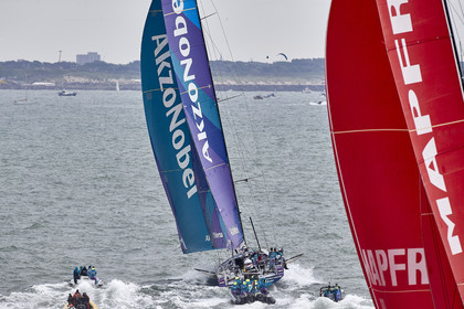 team AkzoNobel  in Volvo Ocean Race 2017-18.