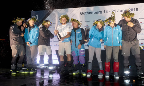 team AkzoNobel  in Volvo Ocean Race 2017-18.
