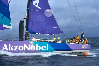 team AkzoNobel  in Volvo Ocean Race 2017-18.