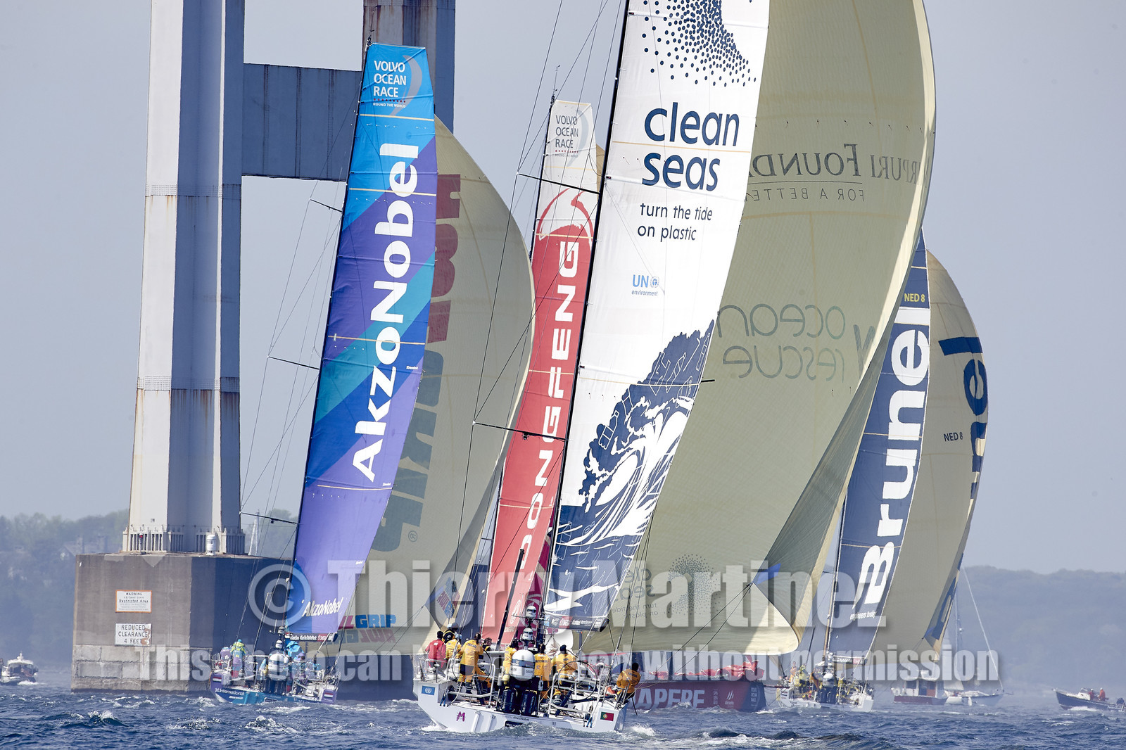 team AkzoNobel  in Volvo Ocean Race 2017-18.