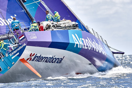 team AkzoNobel  in Volvo Ocean Race 2017-18.
