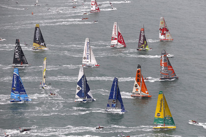 VENDEE GLOBE 2012 13 , Start  10 Nov 2012.