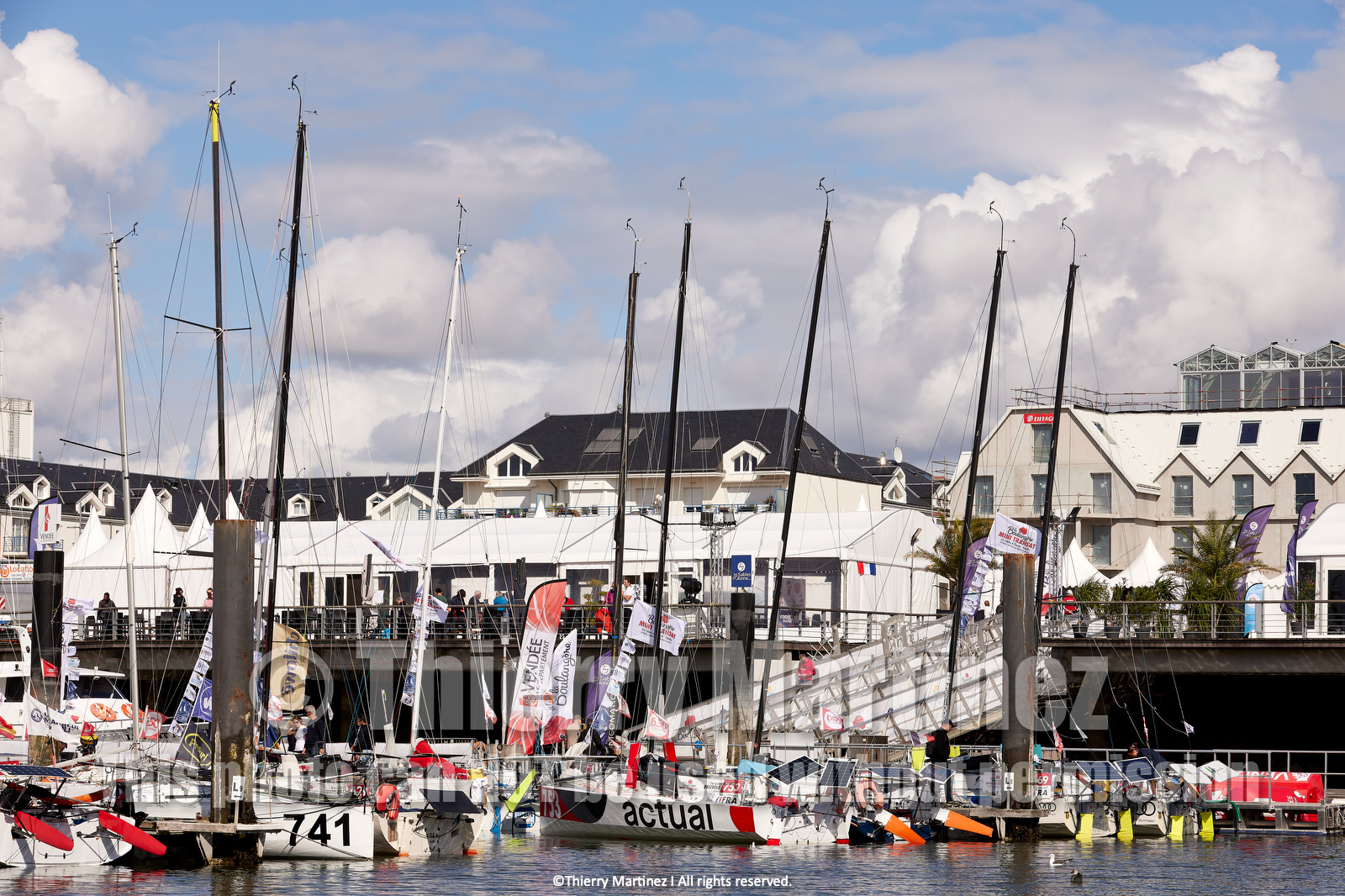 23_20979   © Thierry Martinez. LES SABLES D'OLONNE, 85 - FRANCE 22 septembre 2023.MINI TRANSAT 2023. Départ le 24 septembre.Les Sables d’Olonne (FRA)    Santa Cruz de la Palma ( Canaries)    St François ( Guadeloupe): 4050 NM.