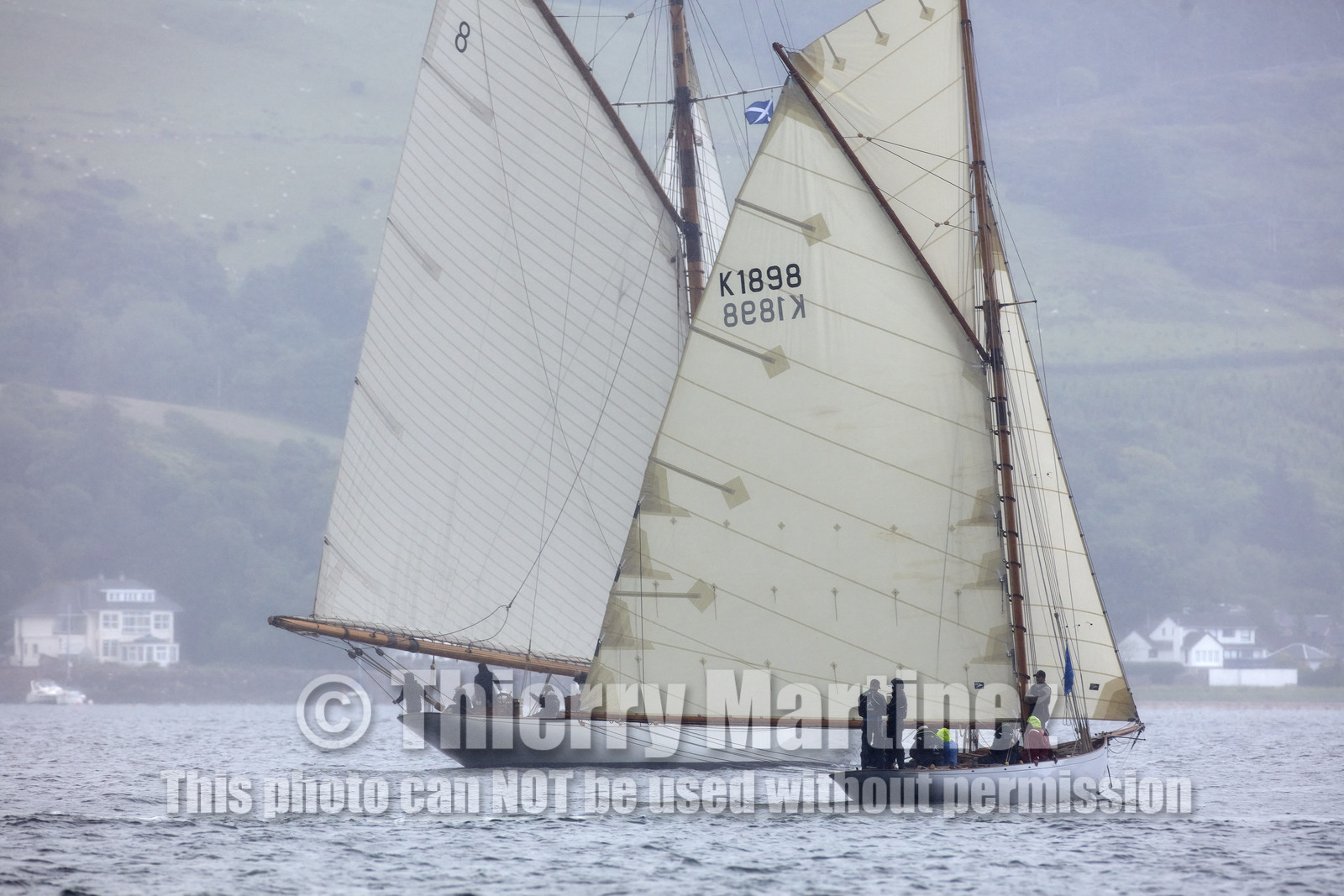 22_17006   © Thierry Martinez.FAIRLIE,SCOTLAND - UK 12th June 20222022 RICHARD MILLE FIFE REGATTA.Day 2 : LARGS to ROTHESAY