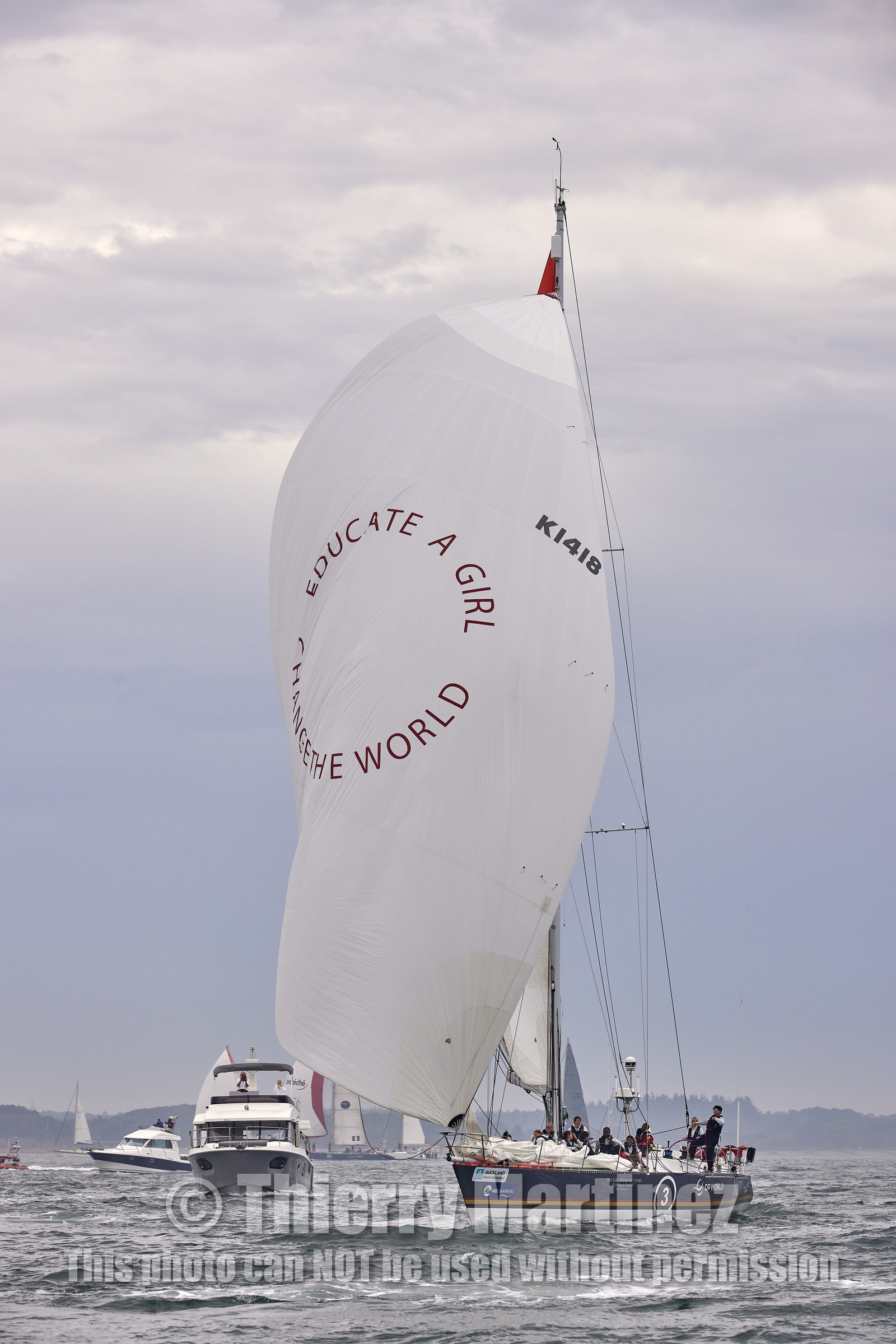 23_19769   © Thierry Martinez. SOUTHAMPTON,  - UK 10 septembre 2023.OCEAN GLOBE RACE 2023.Start Leg 1 : Southampton ( UK)   Cape Town ( South Africa)