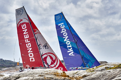 team AkzoNobel  in Volvo Ocean Race 2017-18.