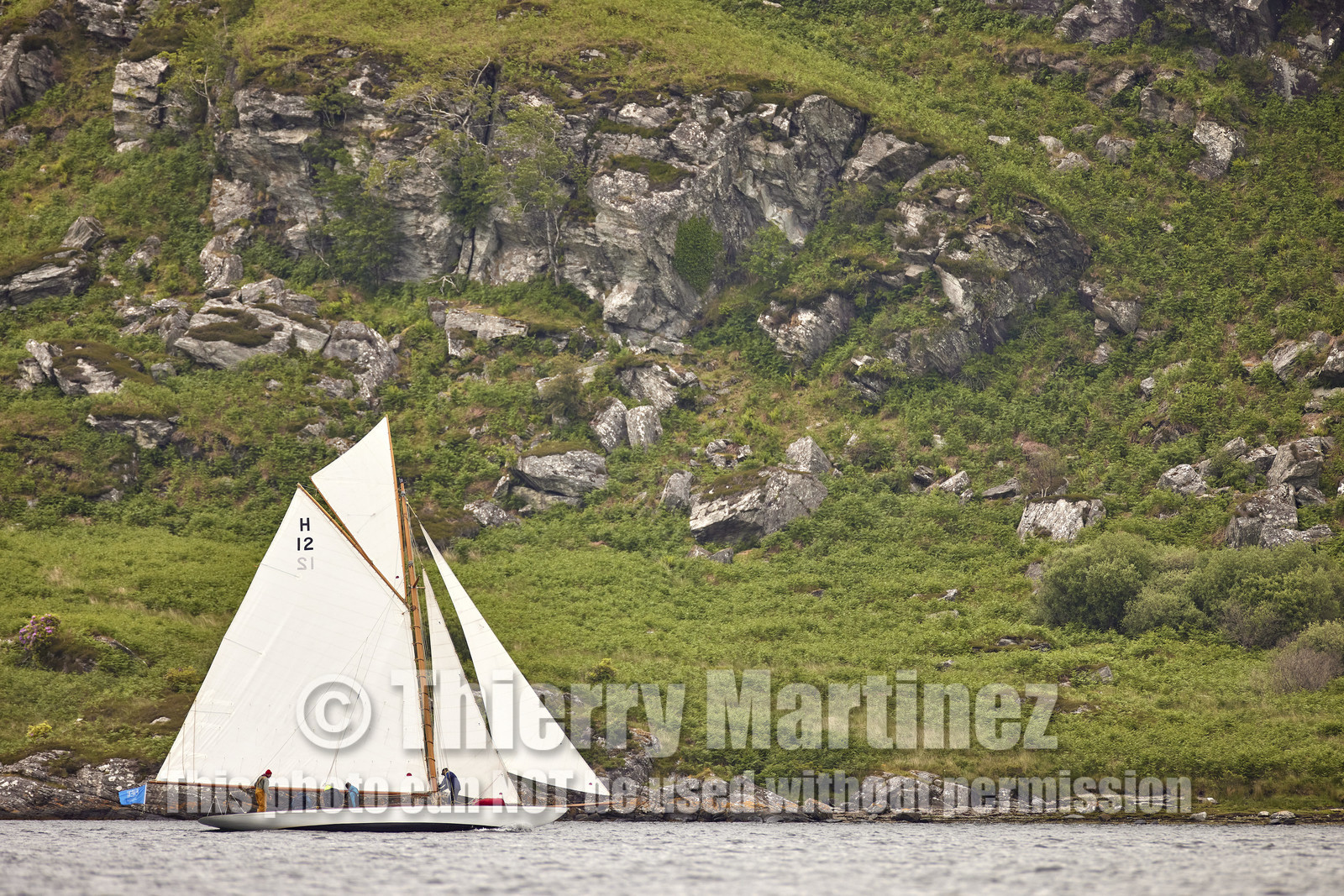 22_22100  © Thierry Martinez.FAIRLIE,SCOTLAND - UK 14th June 20222022 RICHARD MILLE FIFE REGATTA.Day 4 :ROTHESAY (ISLE OF BUTE) to PORTAVADIE.
